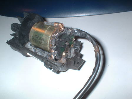 Burned engine